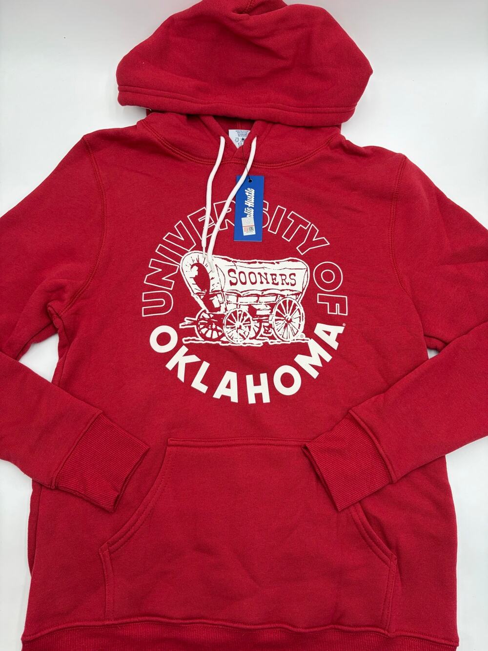 NEW Charlie Hustle Oklahoma Sooners OU Hoodie SIZE SMALL